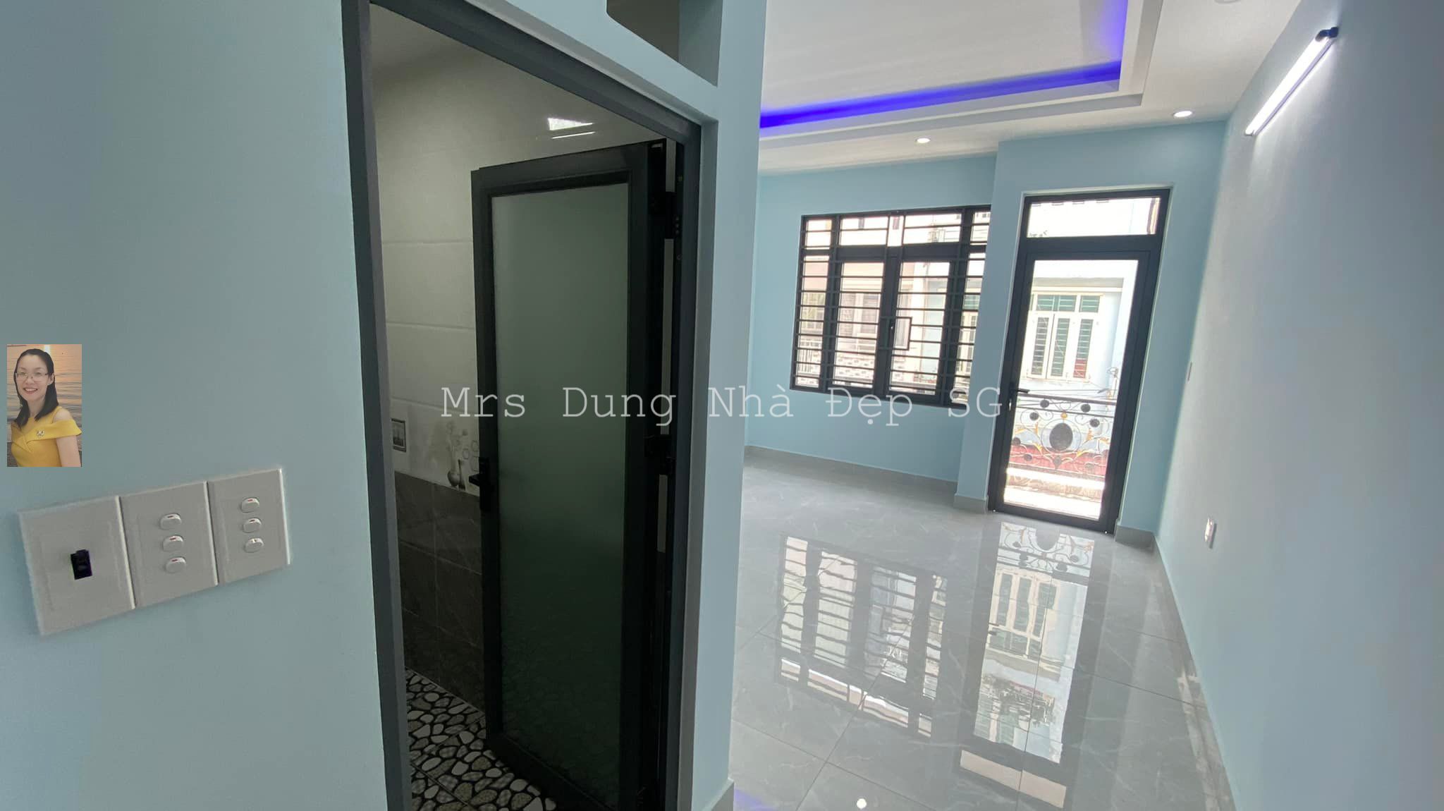 Nhà Đẹp 52m2(4,5x12m) 3lầu Hẻm xe hơi Thống Nhất Phường 16, Quận Gò Vấp Chỉ 4tỷ7